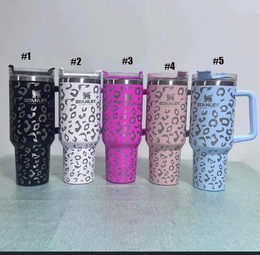 Leopard Print 40oz. Tumbler